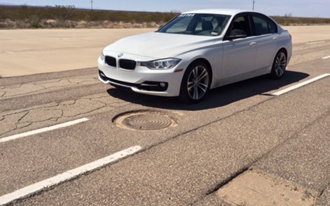 BMW on a Road Image